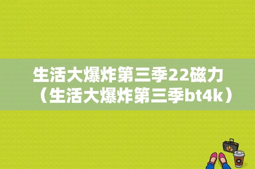 生活大爆炸第三季22磁力（生活大爆炸第三季bt4k）